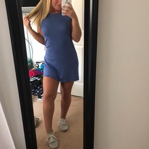 Blue T-Shirt Dress